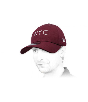 casquette NYC bordeaux Casquette NYC NE Ess 9Forty maroon